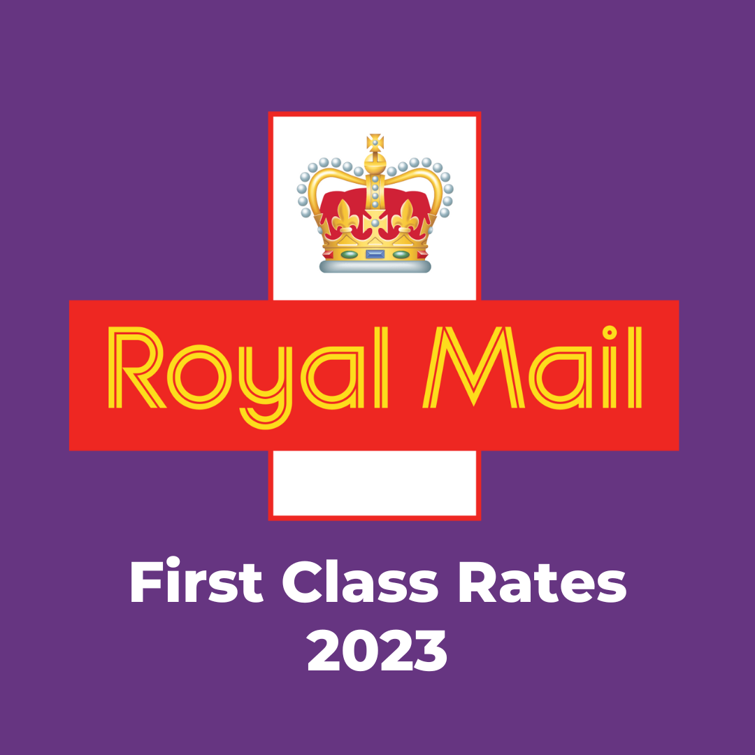 Royal Mail First Class Postage Rates 2023! Franking Labels