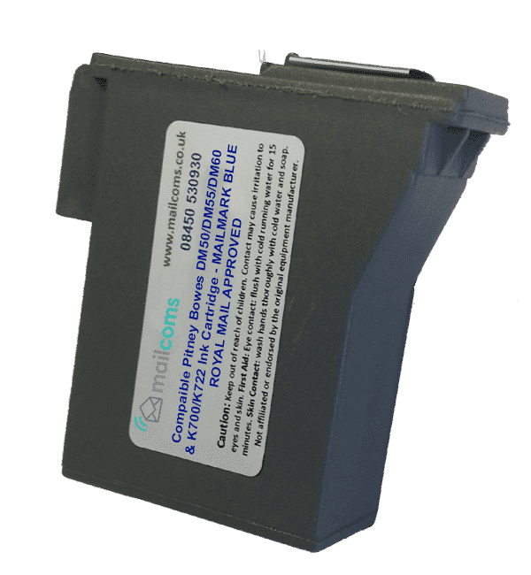 Pitney Bowes DM60 Ink Cartridge - Compatible SMART BLUE Ink