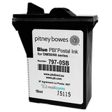 Pitney Bowes DM60 Ink Cartridge - Original SMART BLUE Ink